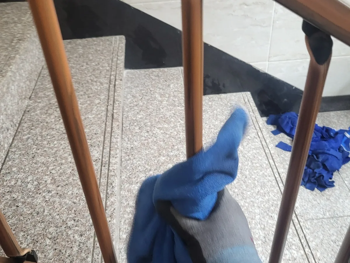 거창군 북상면 빌라 난간·손잡이 위생청소 사례 - 행진크린